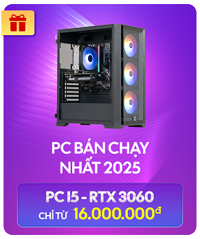 PC Gaming, máy tính để bàn chính hãng, giá rẻ, trả góp 0%